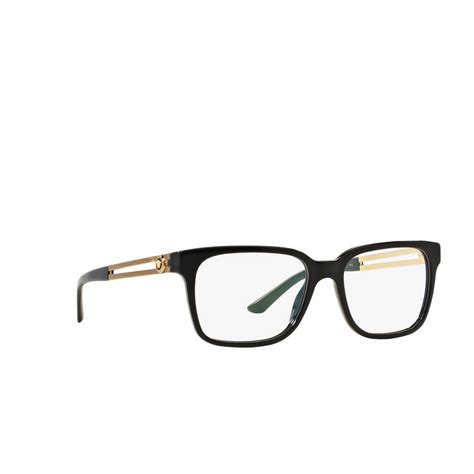 versace ve3218 eyeglasses gb1 black|Versace VE3218 Eyeglasses .